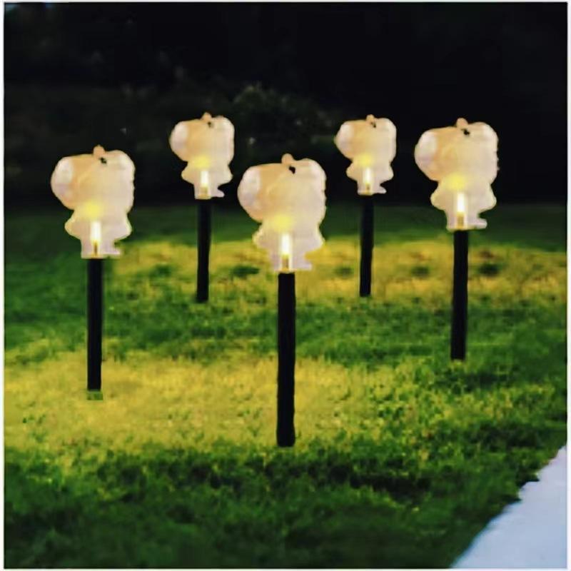 Christmas Candy Cane Pathway Markers,Xmas Outdoor Decorations Pathway Lights for Christmas Tree Holiday Party Patio Yard Decor