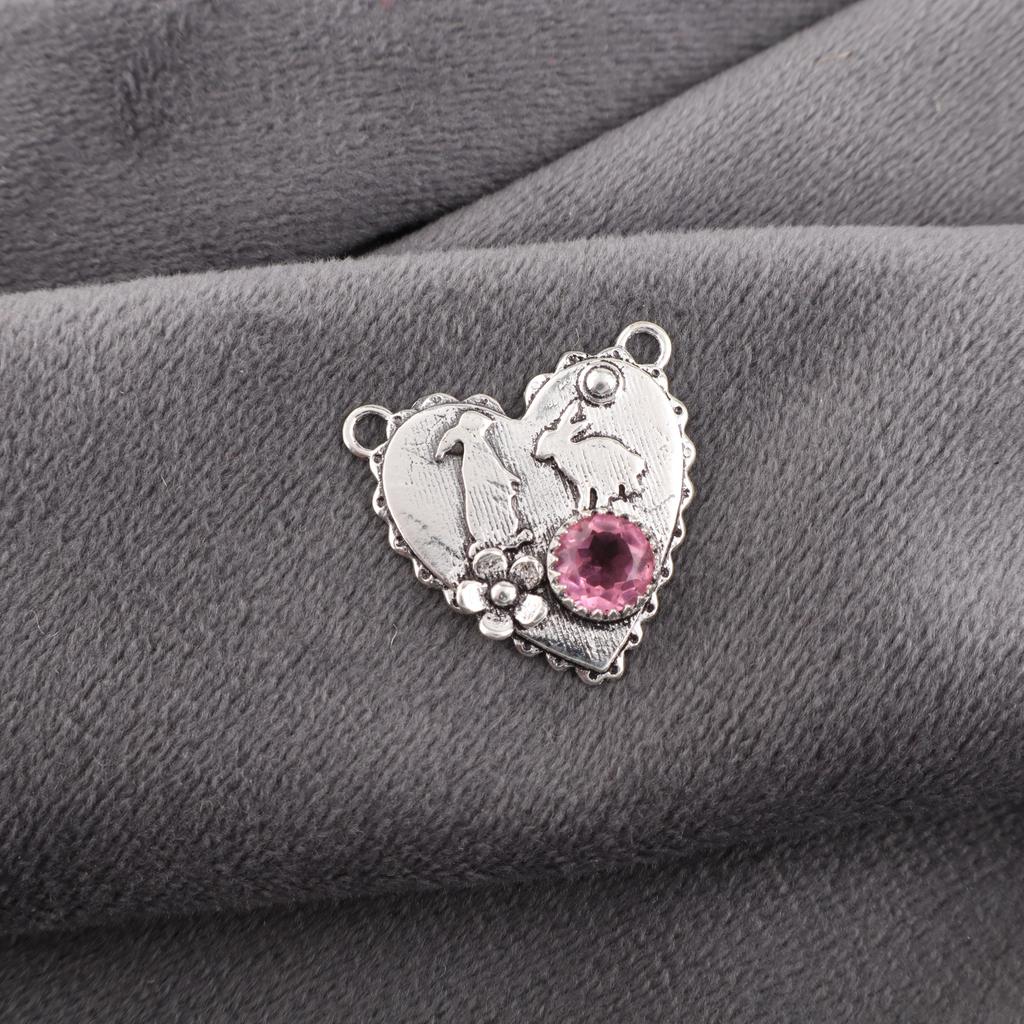 Pink Tourmaline Jewelry, 925 Solid Sterling Silver Gemstone Pendant, Handmade Jewelry, For Memorial Day