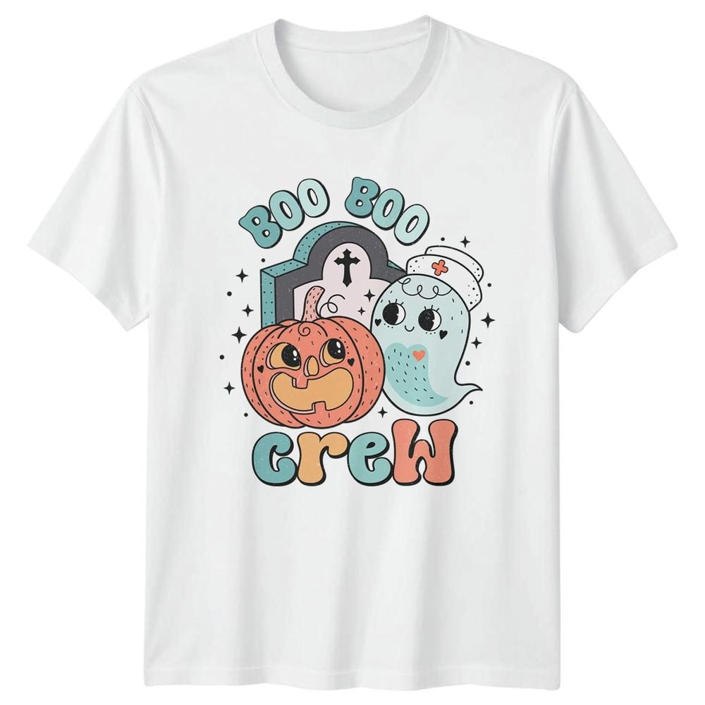 Boo Boo Crew Unisexs TShirt Halloween Nurse Nursing Halloween Gift For Her S