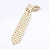 Dunhill Men's Necktie, 8cm Wide, 100% Silk, Neets Print, Cream, 24RPTP1HB271 [Parallel Import]