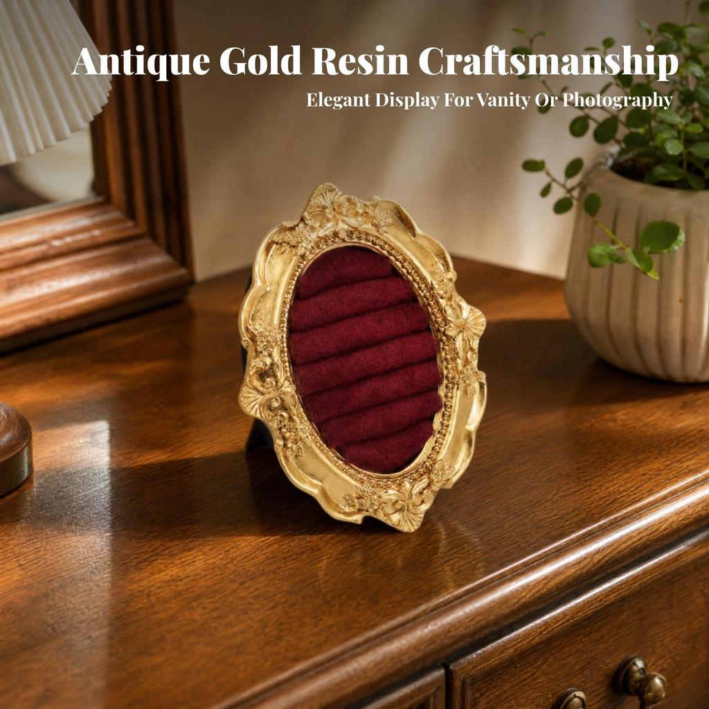 Oval Resin Jewelry Display Holder Lightweight for Room Displays