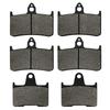 Cyleto Motorcycle Front and Rear Brake Pads for Honda CB1300 CB 1300 X4 DC SC38 1997 1998 1999 2000