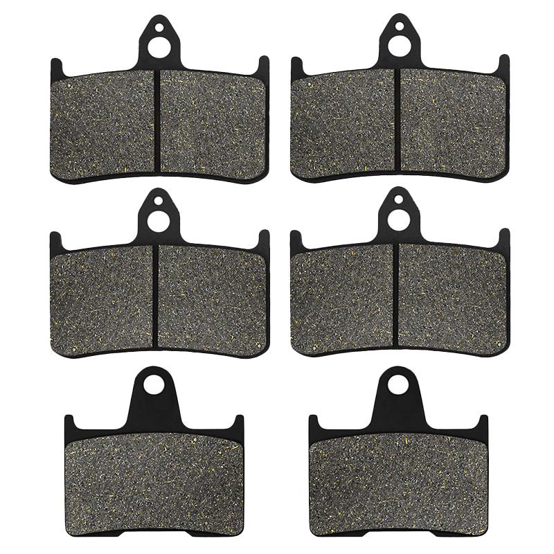 Cyleto Motorcycle Front and Rear Brake Pads for Honda CB1300 CB 1300 X4 DC SC38 1997 1998 1999 2000