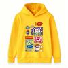 Kids Boys Girls Hoodie Cartoon Space Alien Bear Print Pullover Sweatshirt Casual Long Sleeve Top for Toddler Children