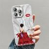 Suitable for Apple 15promax shell Apple 15 protective case 15pro personalized creative fashion glitter lens women