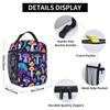 Colorful Magical Mushrooms Pattern Insulated Lunch Bag for Women Kids Leakproof Food Boxes Thermal Lunch Box Tote