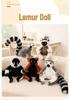Lemur Plush Toy - Long-Tailed Monkey Doll for Kids' Birthday Gift