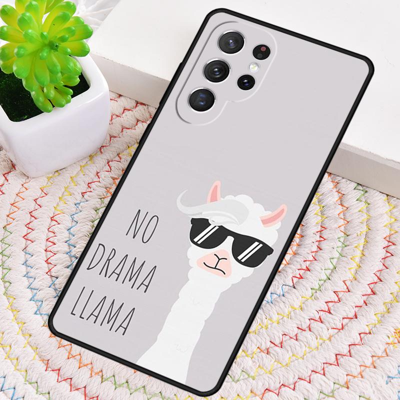 No Drama Prob Llama Lama Silicone Phone Case For Samsung Galaxy Note 10 Pro S26 S25 S24 S23 S22 S21 Plus S25Ultra Capa Cover