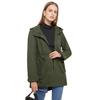 Baumwolle Mit Kapuze Windjacke frauen Frühling Herbst Lose Einfarbig Langarm Kordelzug Chic Jacke S-3XL
