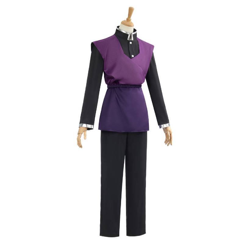 Demon Slayer Kimetsu No Yaiba Shinazugawa Genya Cosplay Costume With Polyester Spandex For Anime Role Play