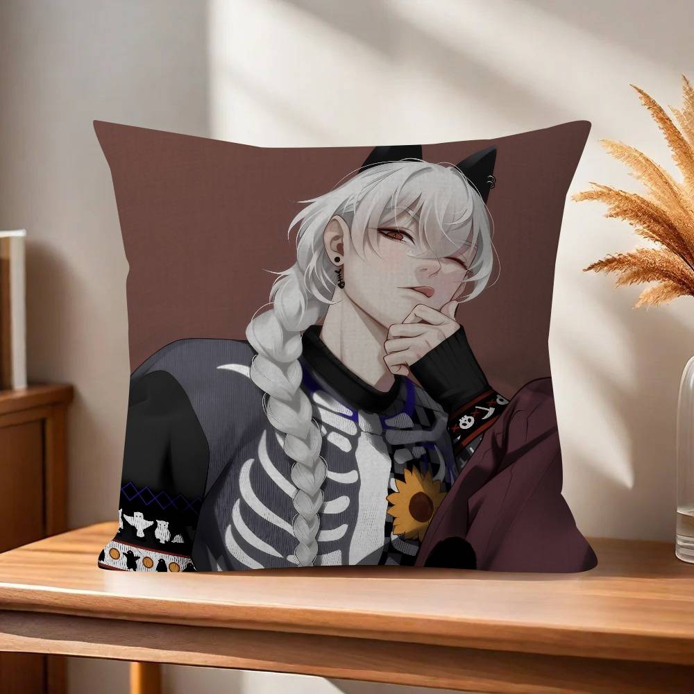 Game Date with Hot Death  Pillow Cushion Cover Pillowcase Living Room Sofa Home Decor Customized