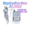 EU/US Plug Gas Leak Alarm Detector with DN15 Copper Valve | Natural Gas LPG Methane Sensor with Auto Shut Off