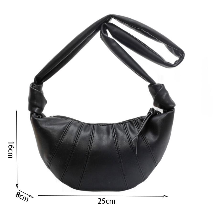 Zaprojektowana torba na rogaliki, torba na rogaliki, spersonalizowana modna torba na ramię, torba crossbody, damska torba na pierożki