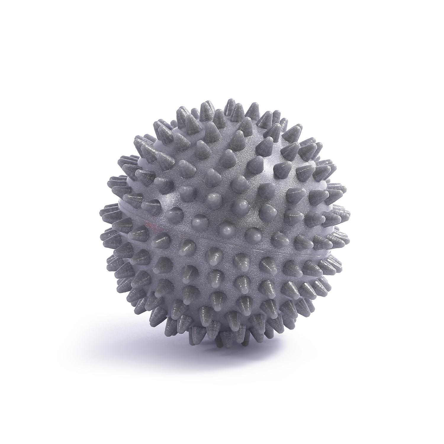 

Оптовая продажа ПВХ арахисовый мяч для йоги и массажа, спорта и фитнеса для домашнего использования 9cm massage thorn ball [hard] серебряный