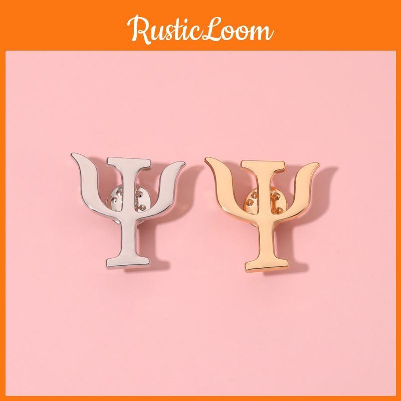 Retro Alloy Geometric Brooch Psychology Pin Elegant Fashion Accessory For Trendy Men Women And