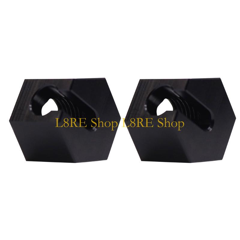 

L8RE 2PCS Long Lasting Replacement Attachment Nut Leak Proof Replacement Fixing Nut Replacement for Bubbly Drink Machine чорний