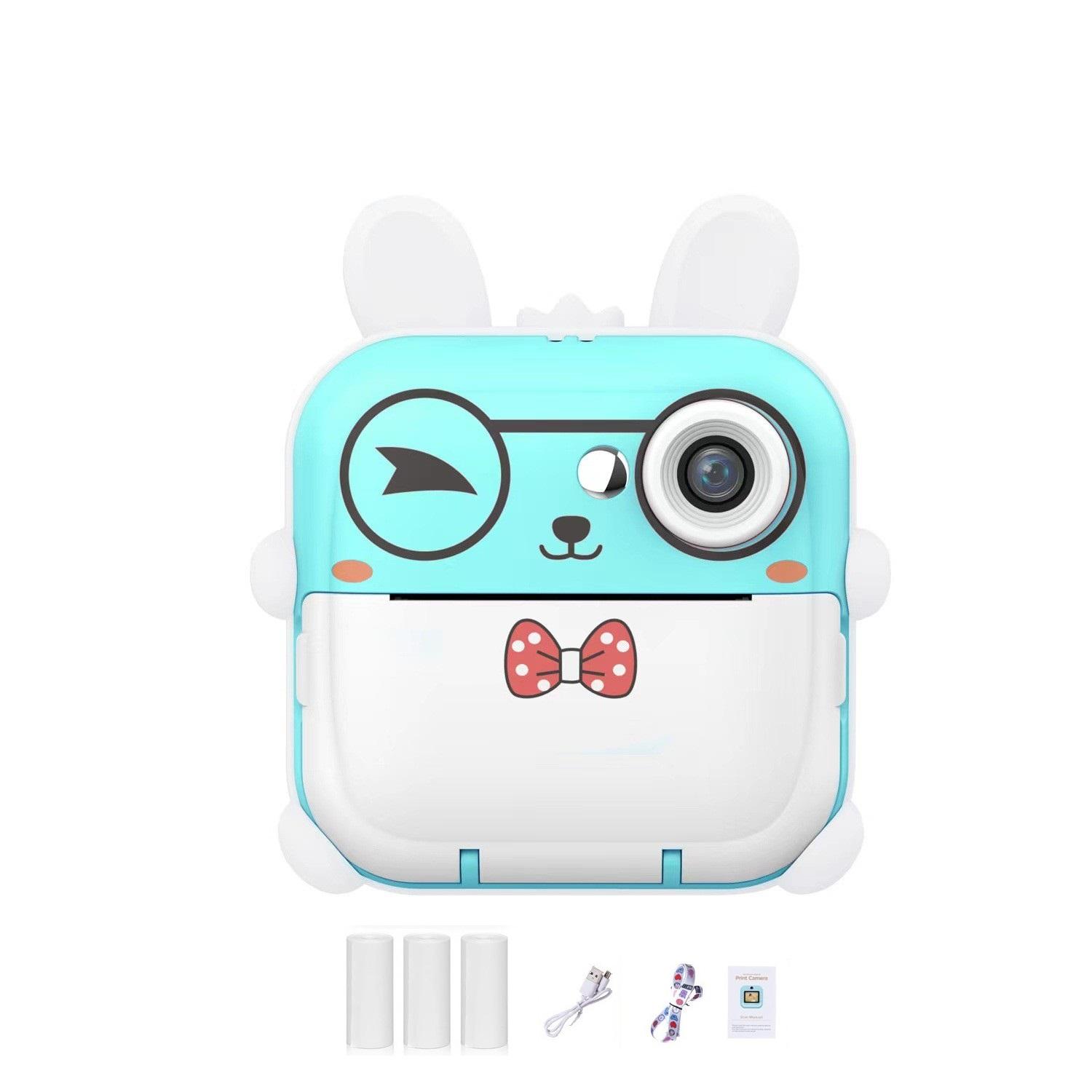 

Дитяча миттєва цифрова камера 1080P HD Цифрова камера Іграшки Камера Дитячий друк на термопапері Відеокамера Портативна іграшка в подарунок