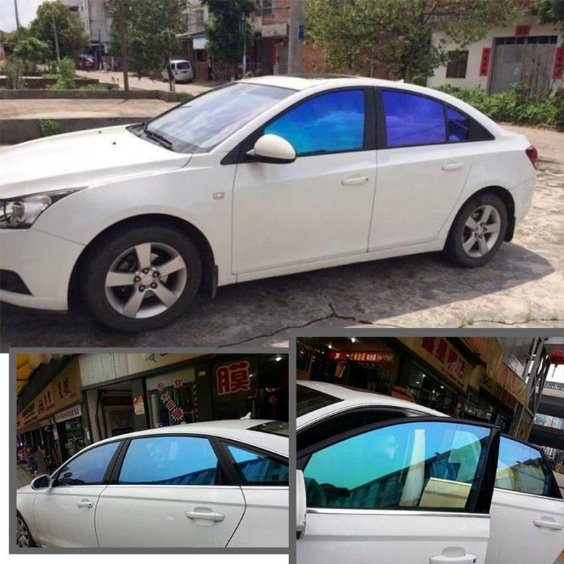 Chameleon Side Windshield Tint Car Film Solar Protection Scratch Resistant UV Heat Blocking Glass Film for Vehicle