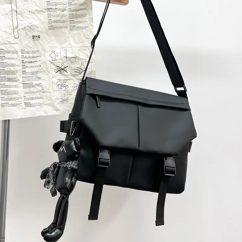 Crossbody Bag Casual Functional Men s Large Capaci Travel Messenger Bags Trendy Brand Shoulder Bag Cycling Travel Messenger...