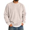 Men's Long Sleeve Drop Shoulder T-Shirt Color Neck for Casual Fall Wear