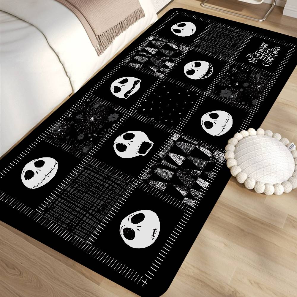 The N-Nightmare B-Before C-Christmas Floor Mat Retro Multiple Choice Living Room Kitchen Rug Non-Slip Modern Home Decor