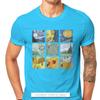 Vintage Alternative Funny Artwork Van Gogh Painting Unisex Tshirt Homme Graphic Clothes Cool Design Pure Cotton Harajuku T Shirt