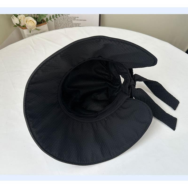 Korean Style Wide Brim Sun Hat Breathable Elegant Casual Outdoor Sun Protection Hat