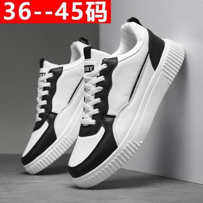 Autumn New Platform-soled Couple Shoes Breathable Bread Soft-soled Skateboard Shoes Fashion Casual Shoes Versatile Trend White Shoes