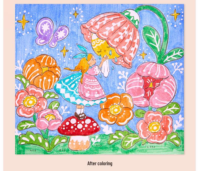 Meile Magic Coloring Book for Kids: Painting & Tracing Fun