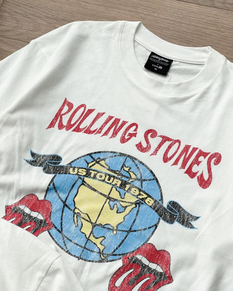 Rolling Stones Тур по США 1978 Винтажная Ретро Футболка с принтом Рок-группы S-4XL Унисекс Футболка XL