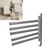 Towel Rack 5 Arm   Towel Bar Wall Mounted Punch   Bathroom Dual Use Storage Rack