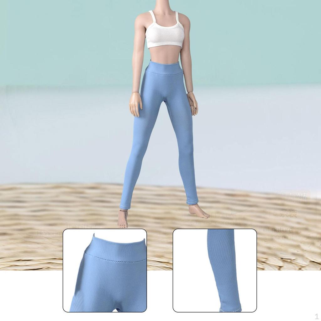 1/6 Doll Legging Pants Figure Clothes Athletic Sports Casual Dress up Cosplay Mini Workout for