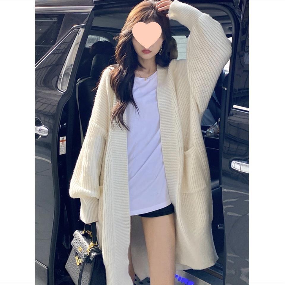 Korejský pletený kardigan střední délky: Jarní/Letní Móda, Všestranná & Stylová