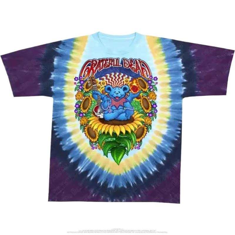 Herrenmode Cool 3D-bedruckte Rundhals Lockerer Stil Bewegung Lässige T-Shirts Harajuku T-Shirt Streetwear Sommer Tops