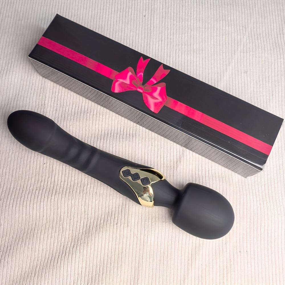 Powerful Dildos Vibrator Dual motor silicone Wand G-Spot Massager 10 modes Sex Toy for Couple Clitoris Stimulator for Adults