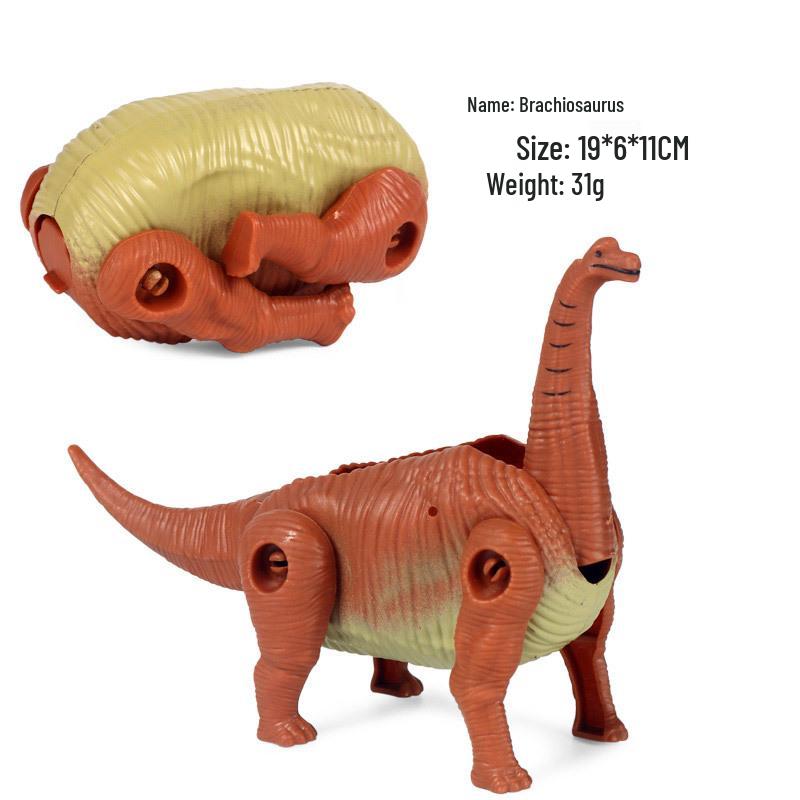Children s Transforming Dinosaur Egg Toys - Tyrannosaurus Rex, Pachycephalosaurus, and Lion Models