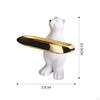 BearShaped Storage Tray Colored Bear Figurine Decorative Trinket Holder