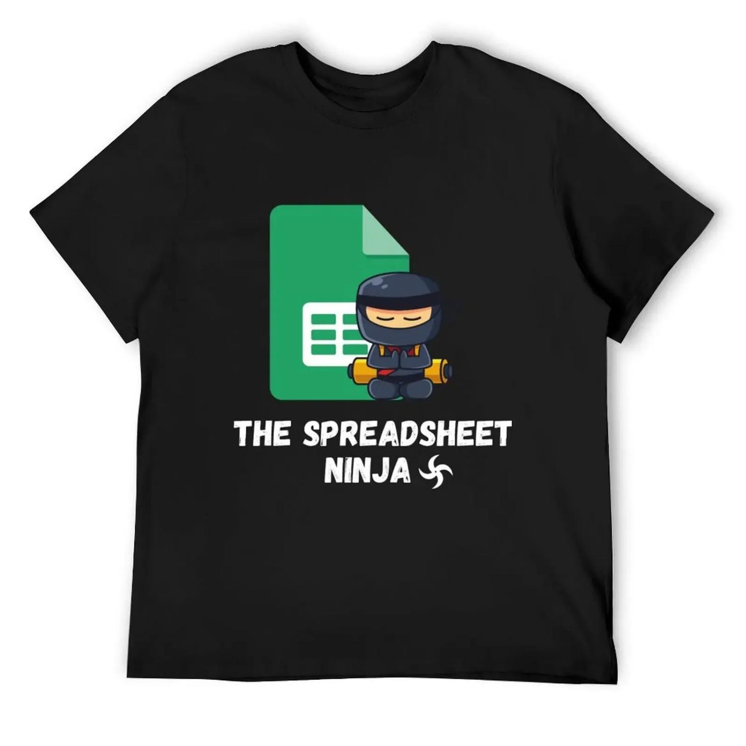 

Футболка Spread sheet ninja кавайний одяг Персоналізована футболка топ чоловічі білі футболки XXXXXL чорний