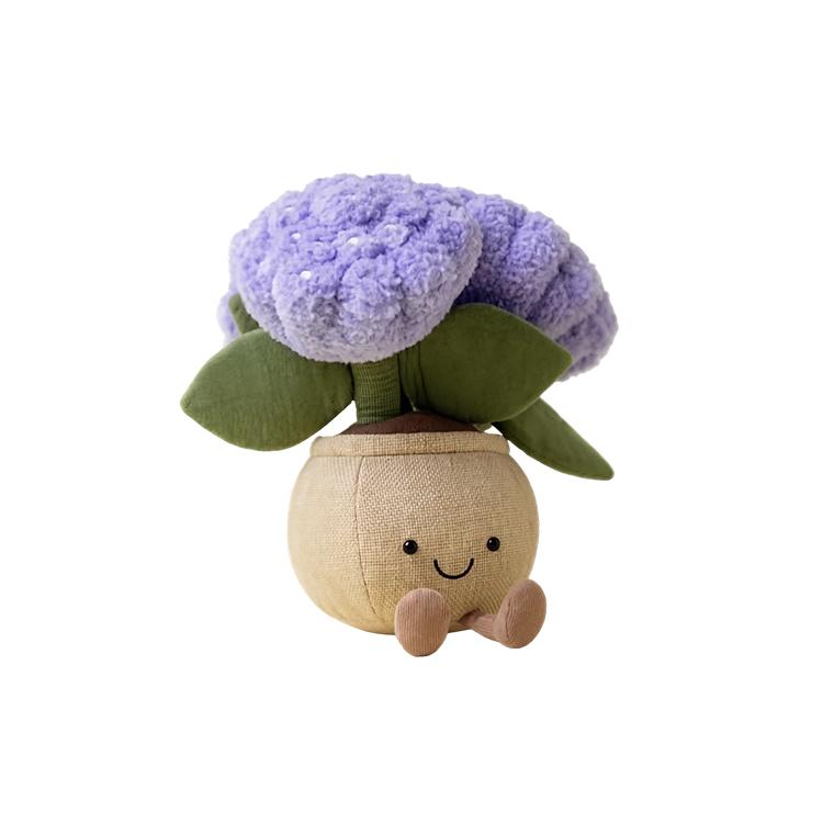 

JELLYCAT Fun Plant Collection Hydrangea Soothing Dolls Plush Doll Small High A2HYD
