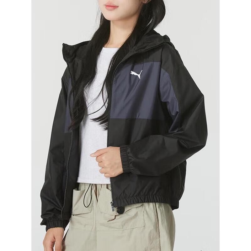 PUMA Colorblock Woven Hooded Jacket S