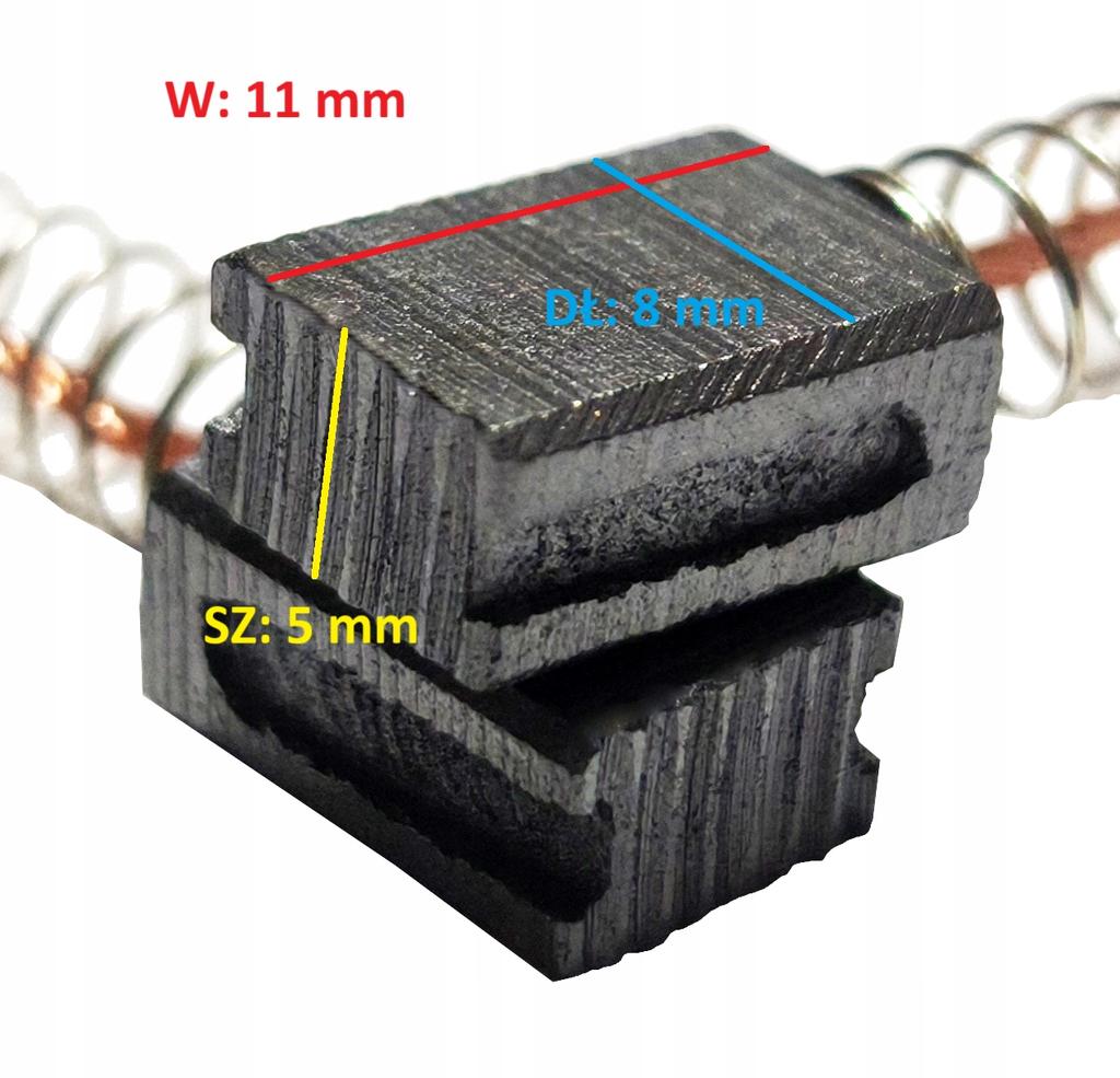Carbon Brushes 8X5X11 For Power Tools Polish Carbon Brush