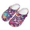 Allover Print EVA Clogs Adult Unisex Flexible Lightweight Slip On Casual Shoes Soft Sole Summer Sandals Indoor Outdoor Wear