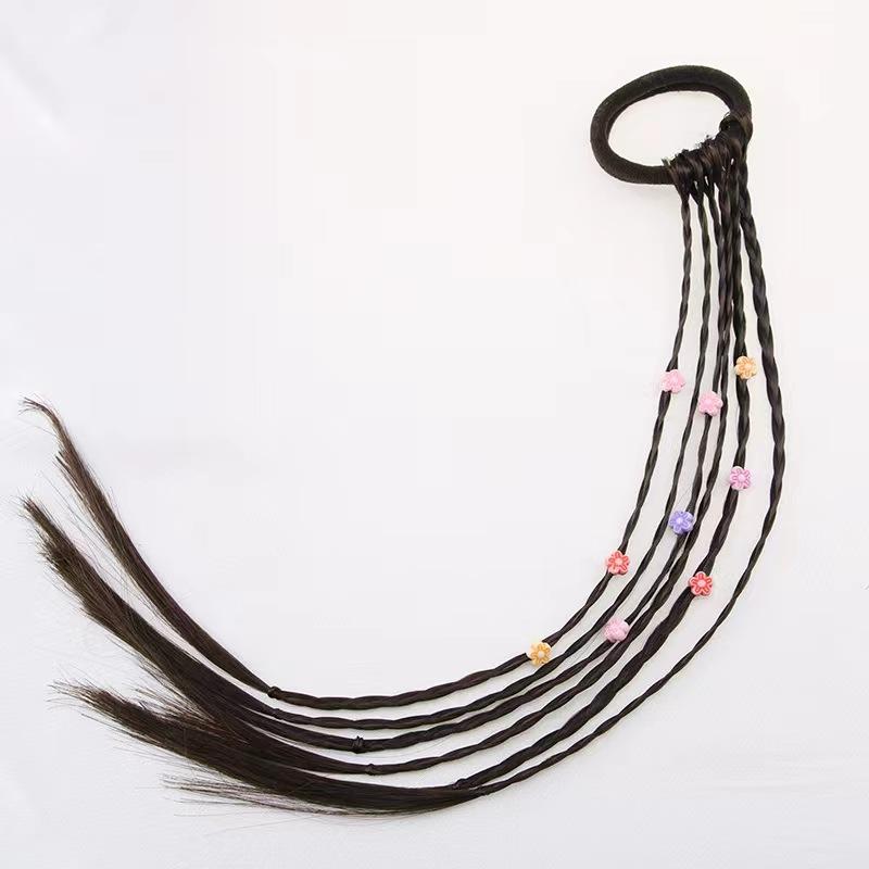 Elastic Hair Band Dimensional Dolls Flowers Rubber Band Hair Accessories Ropes Kids Baby Hair Bands