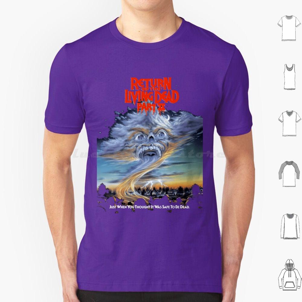 Return Of The Living Dead Part IiArtwork T Shirt Big Size 100 Cotton Return Of The Living Dead Zombie Horror Tarman Zombies
