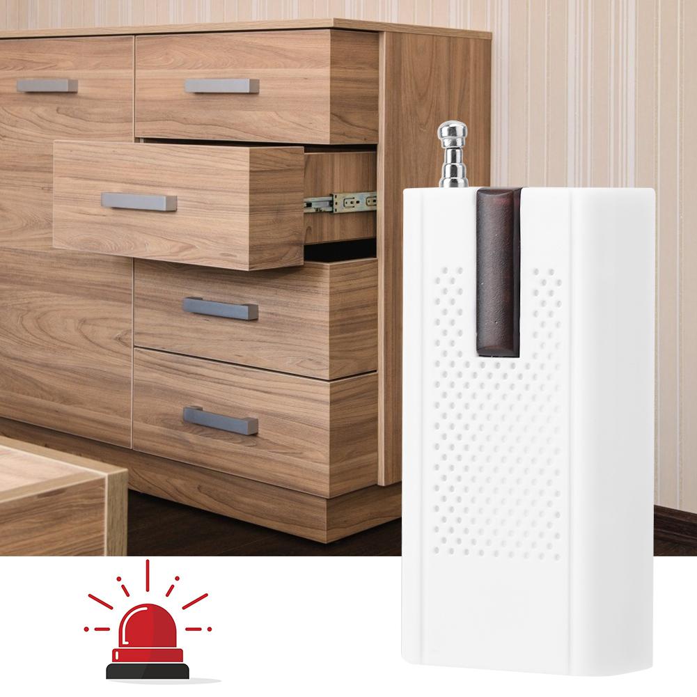 Wireless Vibration Door Sensor Anti Theft Drawer Wardrobe 433 Detector for Home Security Alarm