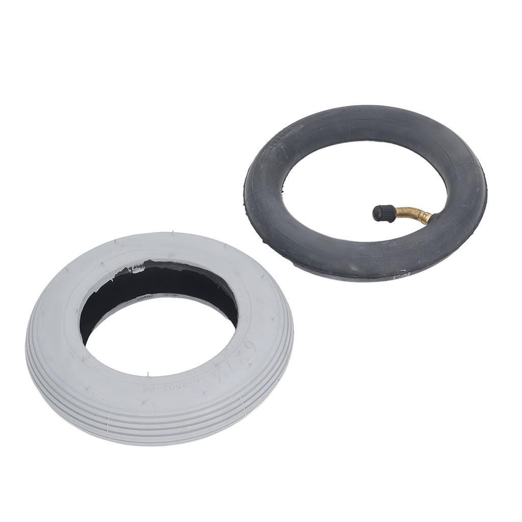 6 Inch Inflatable Tire with Outer Tyre Rubber Inner Tube Caster Wheel Tire Replacement 36PSI Load