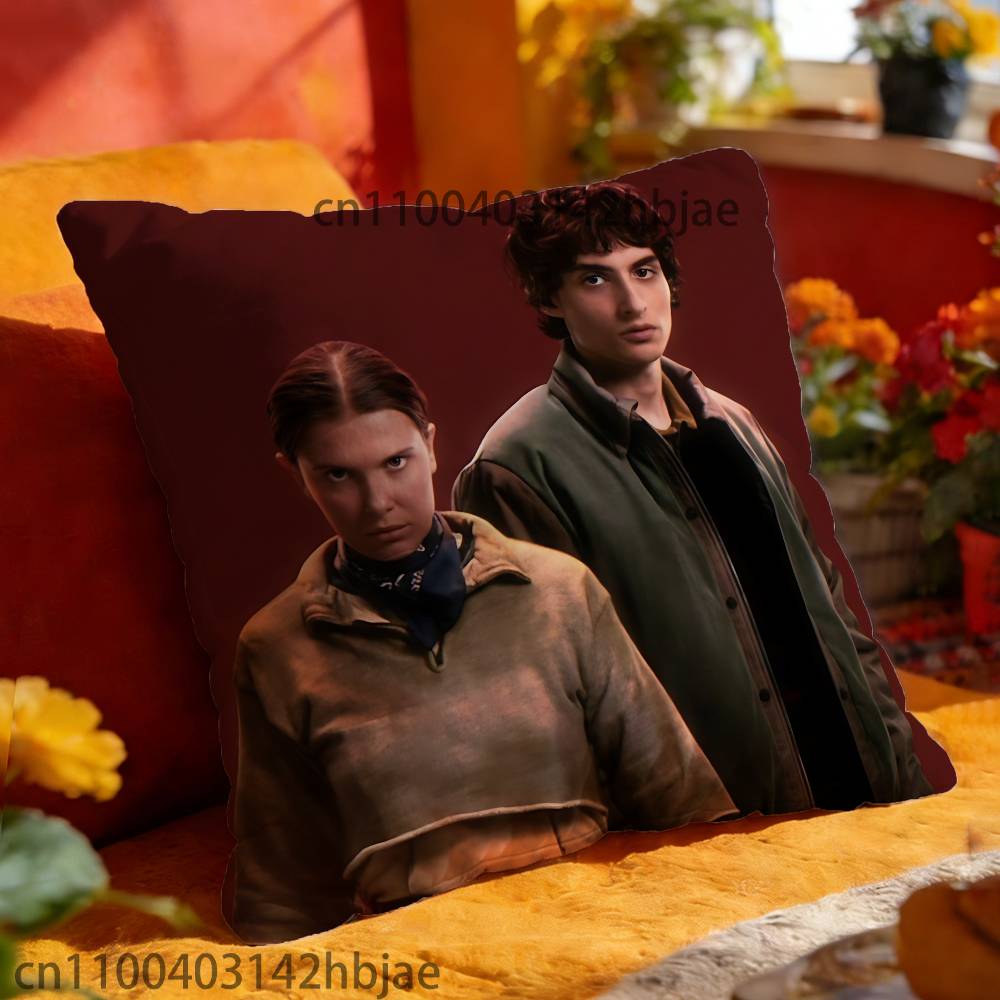 Mileven E-Eleven Mike Pillowcases Bedroom Living Room Sofa Home Decor Polyester Cushion Cover with Zipper