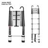 Telescopic Aluminum Alloy Folding Ladder with Hooks