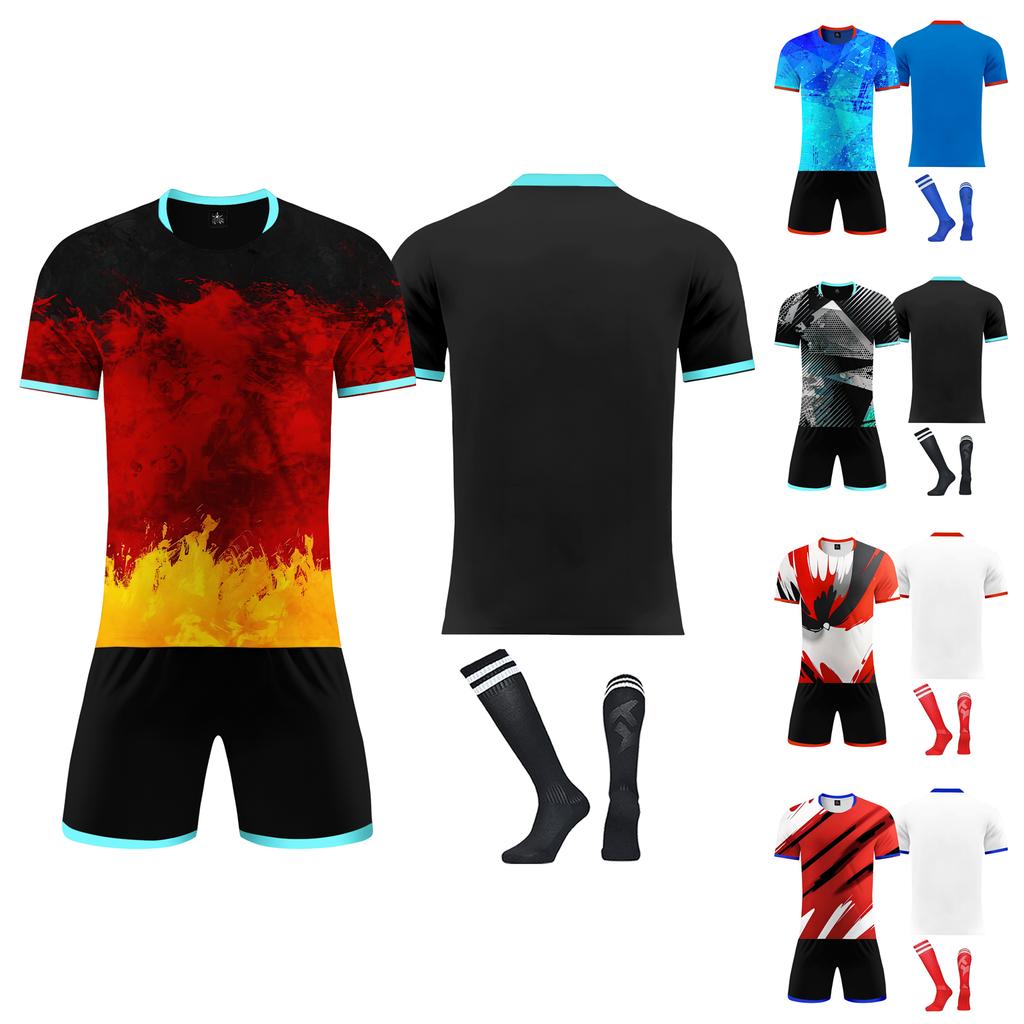 Personalised Shirts Kit Mens Girls With Name Number Custom Football Jerseys For Boys Training Suit