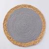 Handwoven Coaster Heat-Resistant Round Placemats Natural Non-Slip Coaster Eco-Friendly Table Decor for Home Kitchen Dining